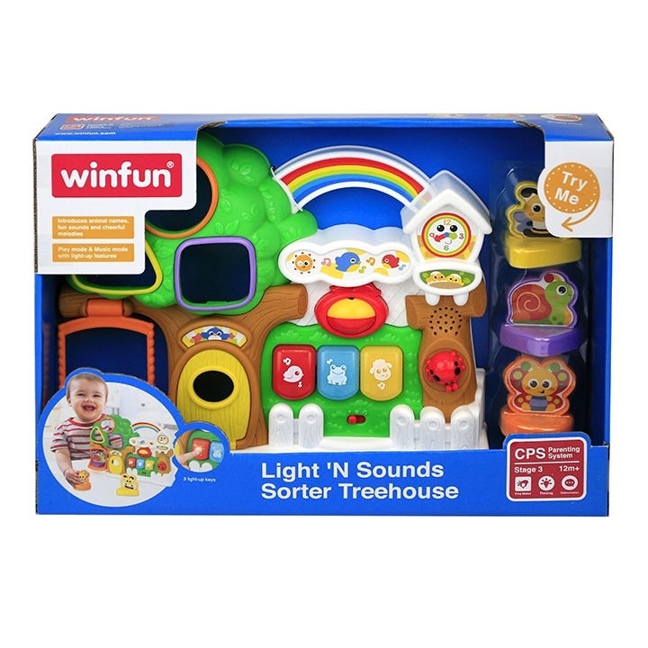 WinFun Light 'N Sounds Sorter Treehouse