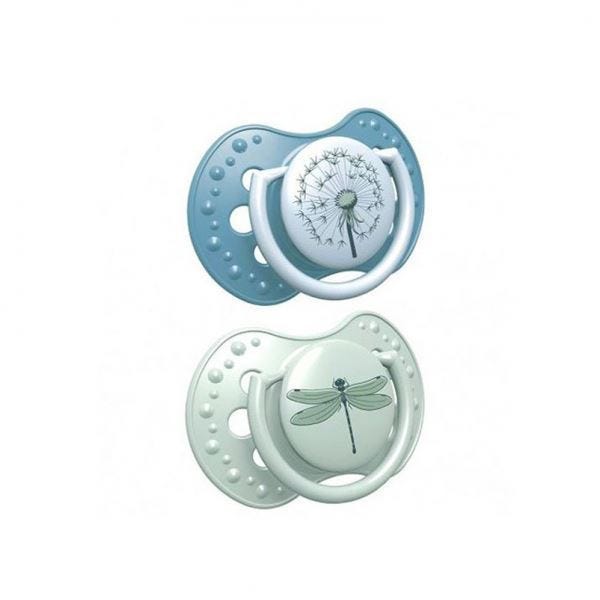 Lovi Botonic Pacifier with Dynamic Pacifier, 0-3 Months - 2 Pieces