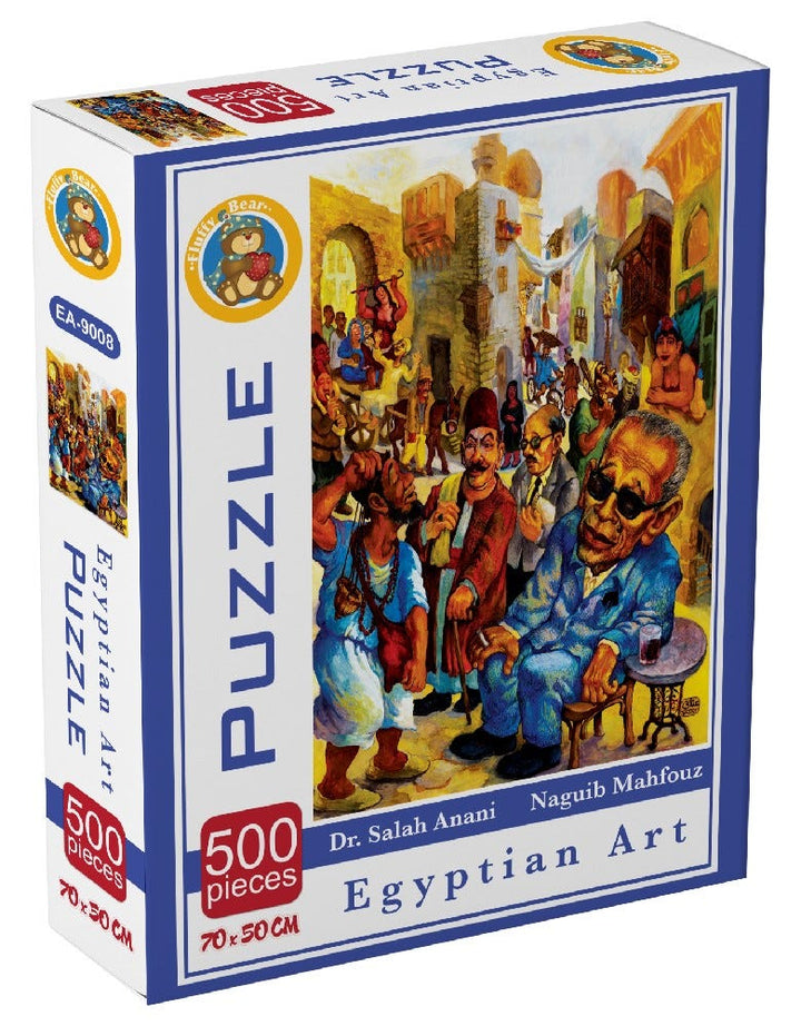 Fluffy Bear Salah Enani, Naguib Mahfouz Puzzle - 500 Pieces