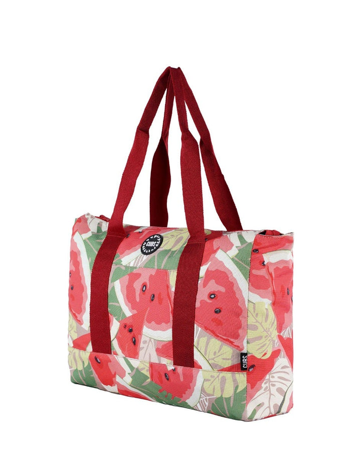 Cubs Watermelons and Red Women Double Faced Tote Bag