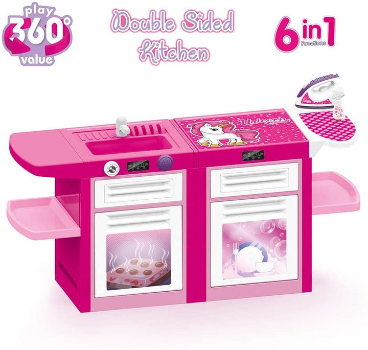 Dolu 6-in-1 Unicorn Kitchen Set