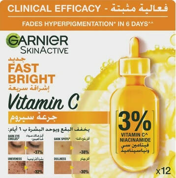 Garnier Ampol Vitamin C - Fast Bright - 12 Ampol