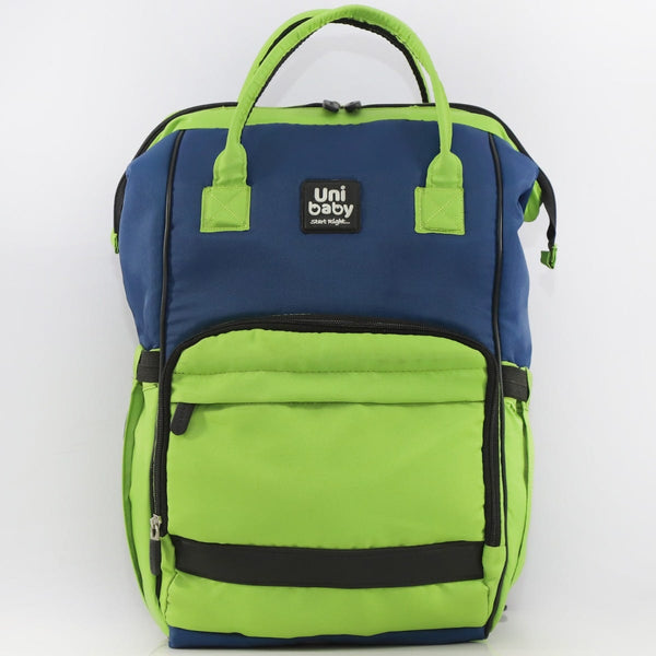 Uni-Baby Diaper Bag - Green and Dark Blue