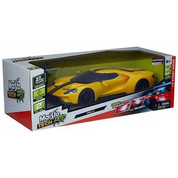 Maisto 2017 Ford GT Car - Scale 1:14 - Yellow