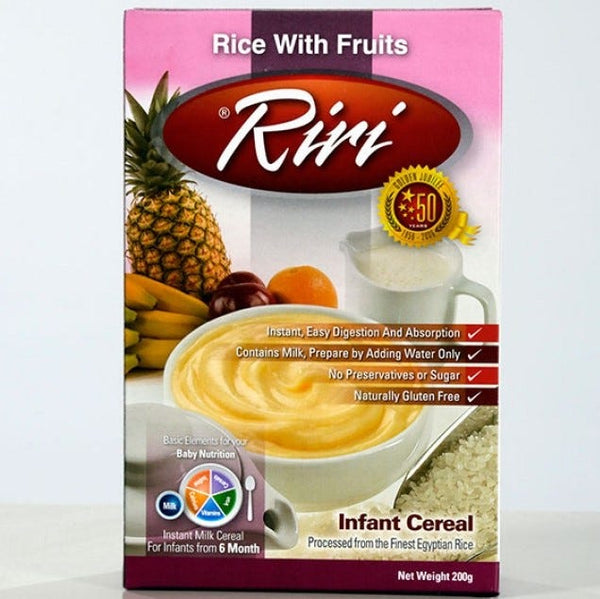 Riri Fruits with Rice and Milk Cereal - 200 gm