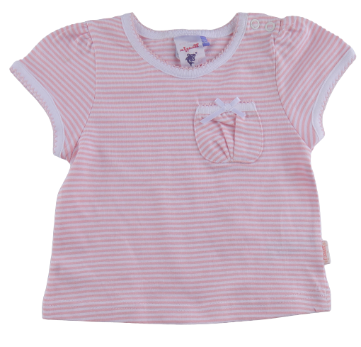 El Sayaad Pink Short Sleeves Round Neck T-Shirt