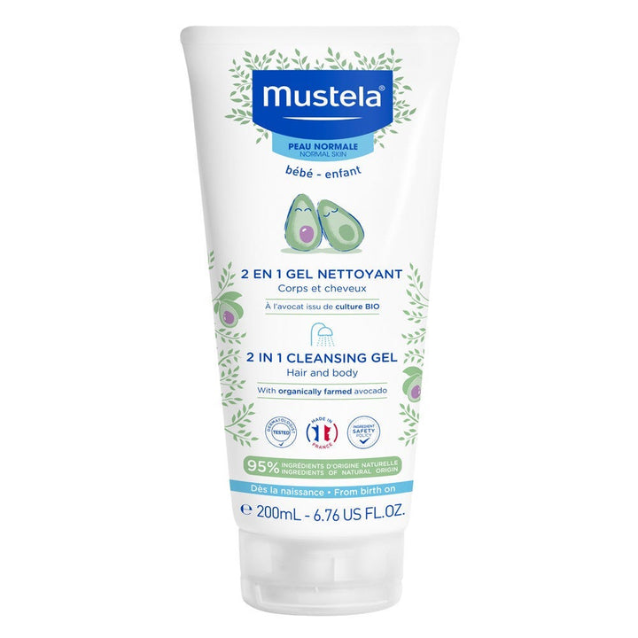 Mustela 2-in-1 Cleansing Gel - 200 ml